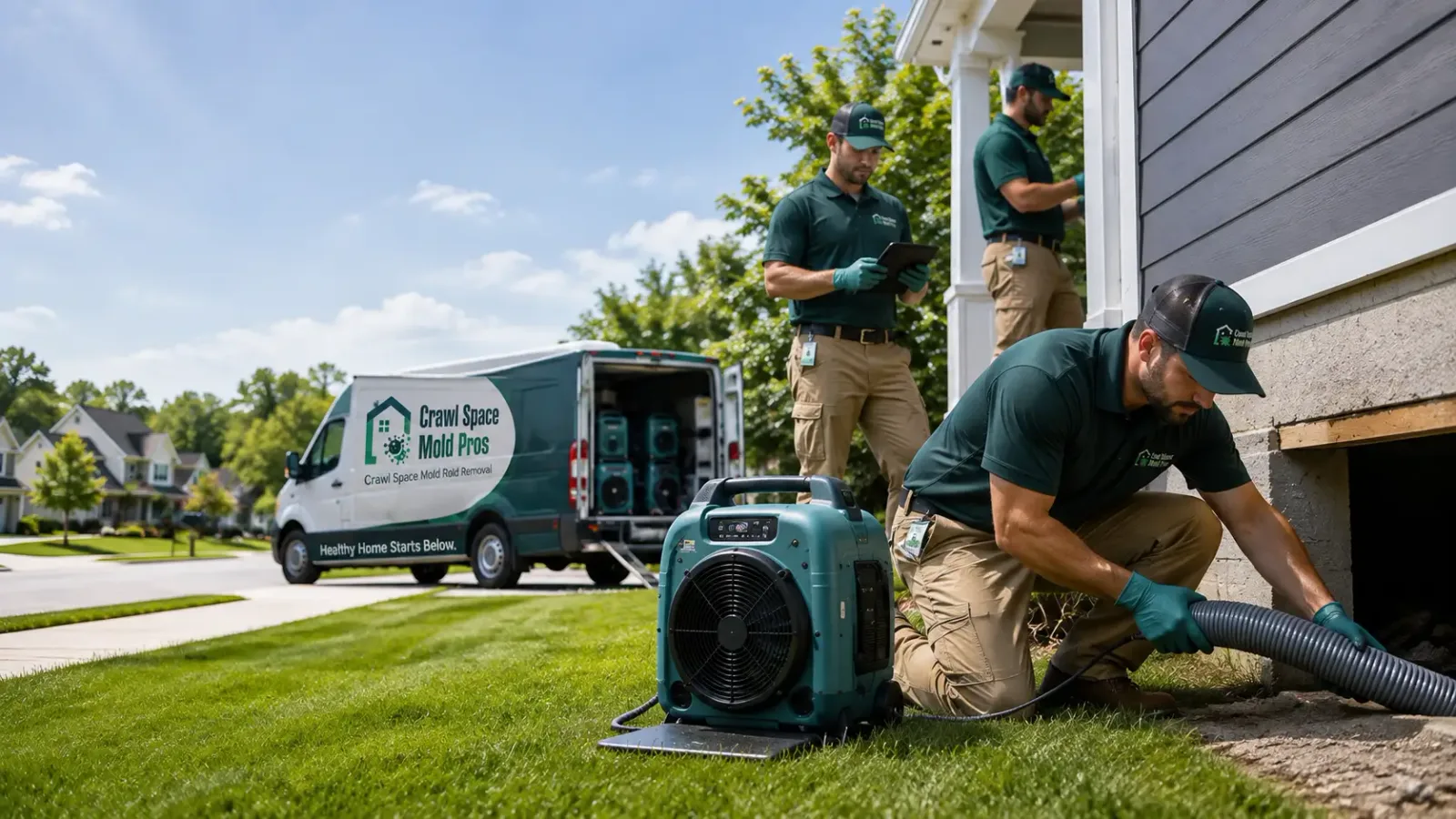 Crawl Space Mold Removal in Addison, PA
